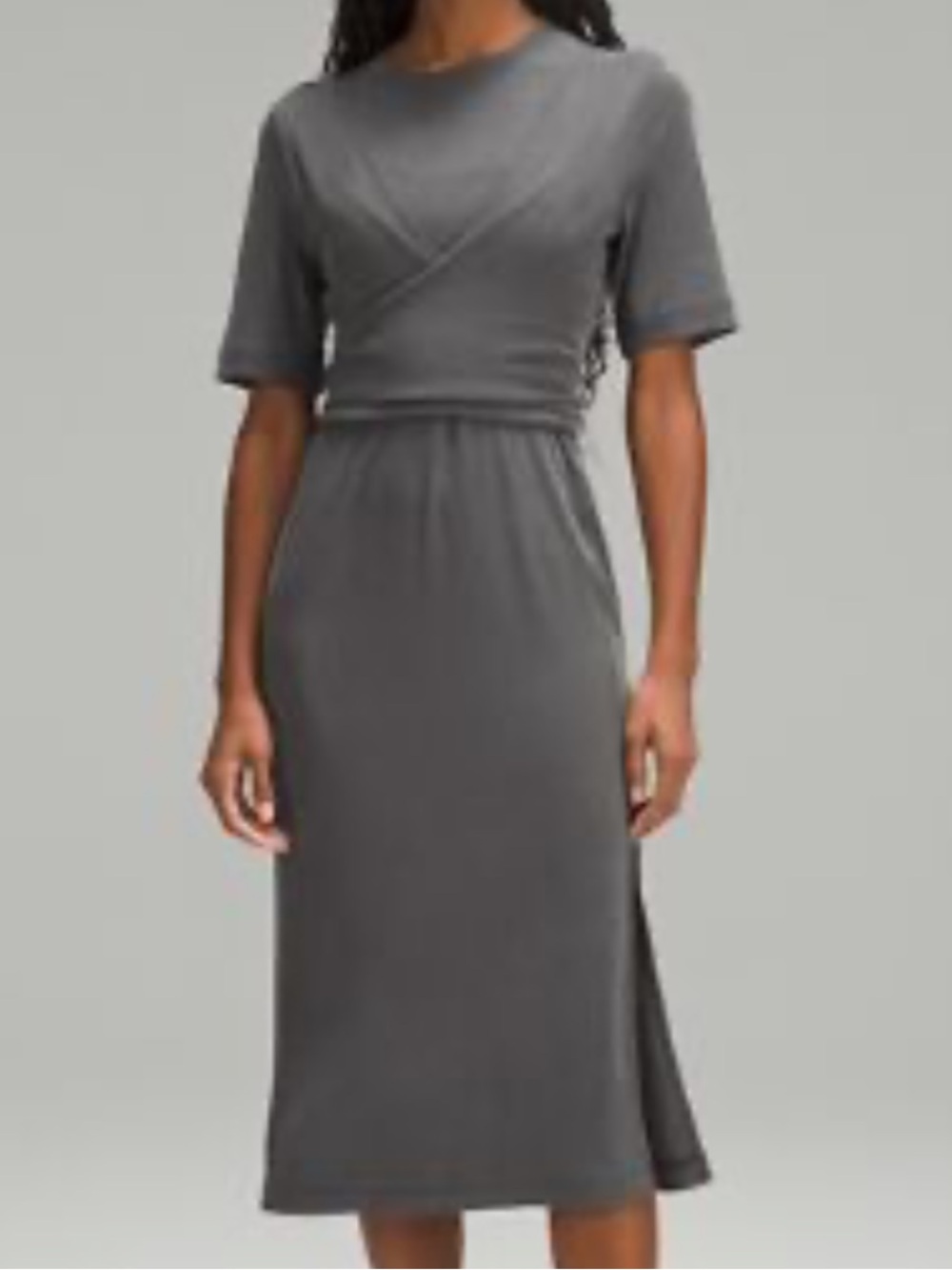 lululemon athletica Grey Midi Dress